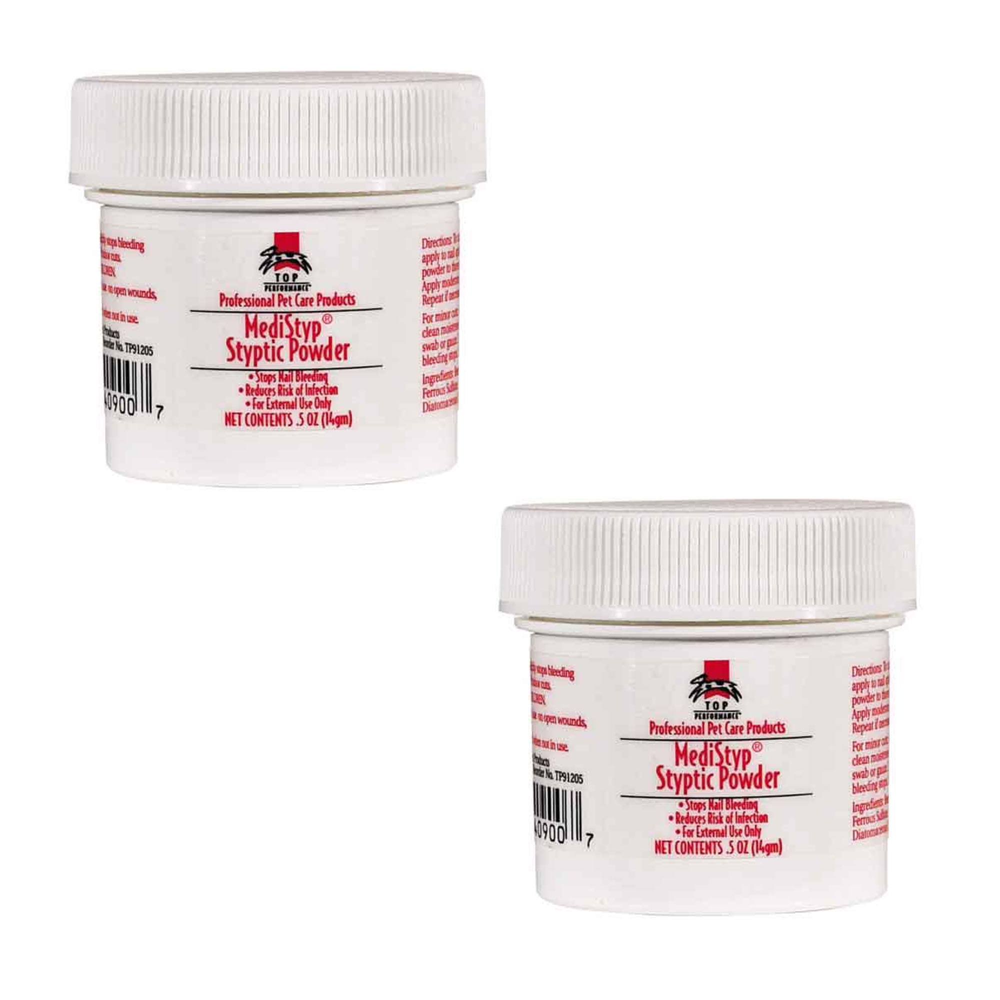 Styptic Powder for Dogs with Benzocaine 2 PACK Stops Pain and Bleeding