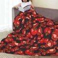 thumbnail image 6 of Sikiie Tomato Ultra-Soft Micro flannel Blanket Luxury All Seasons Warm Blanket for Bedding Sofa and Travel (4 sizes)-50"x40", 6 of 7