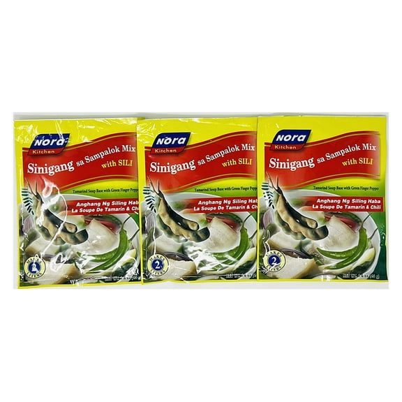 Nora Tamarind Soup Mix With Chili 45G (3 Packs)