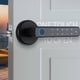 thumbnail image 5 of Wafu Cerradura inteligente Cerradura de puerta de entrada sin llave Manija Cerradura de puerta con contraseña Operación remota con aplicación Tuya Cerradura de puerta biométrica sin llave BT 4 en 1 pa, 5 of 8