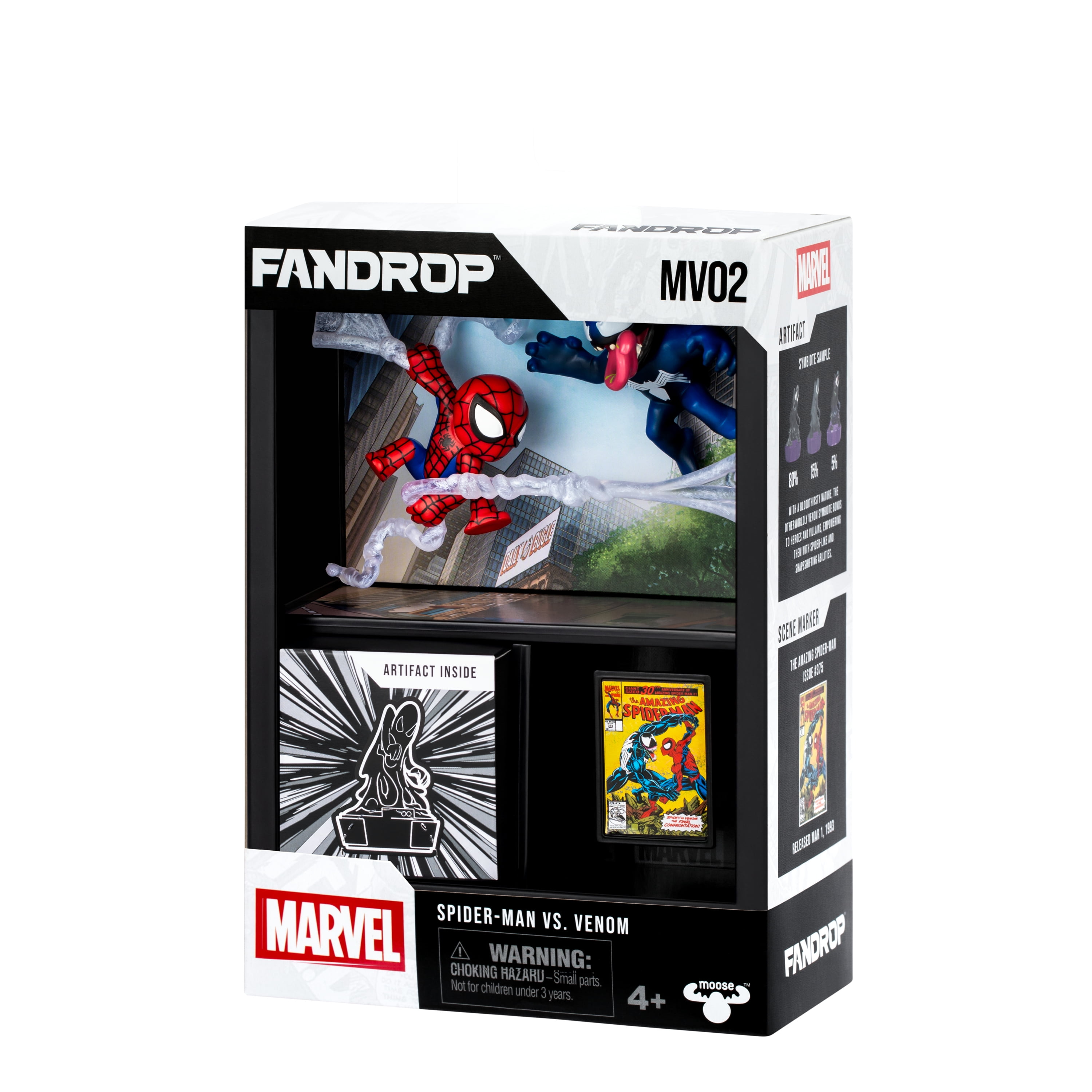 【熟考/Ponder】プロモ Marvel FaB FANDROP, Spider-Man VS. Venom Diorama, MV02 Spider-Man VS. Venom