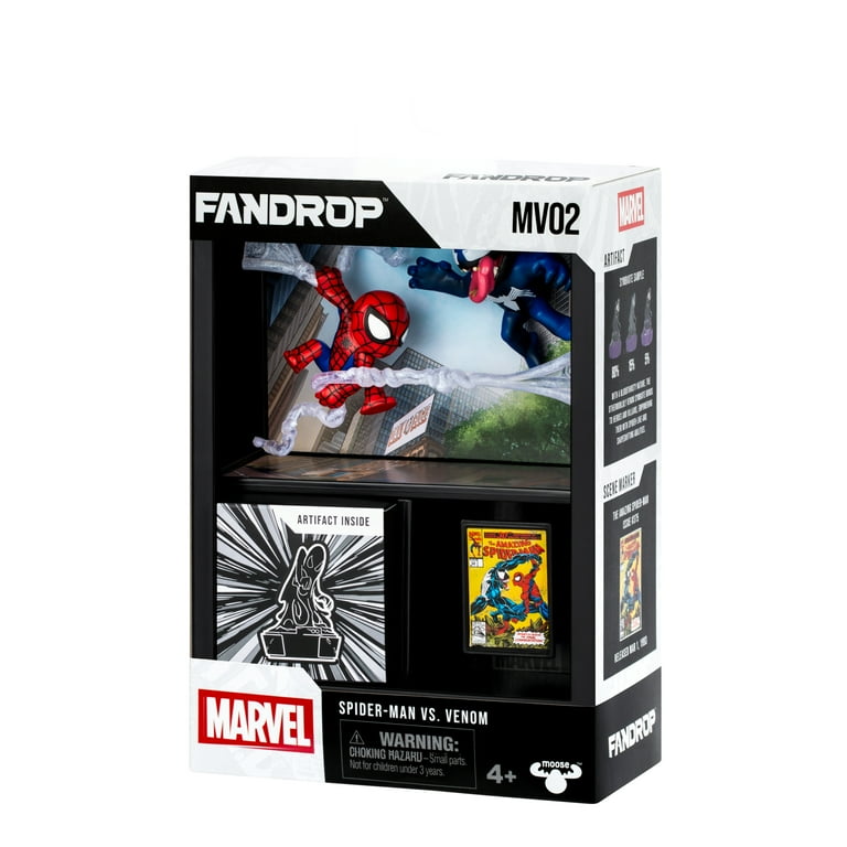 FANDROP MV02-Spider-Man VS. Venom, Displayable Diorama, Artifacts