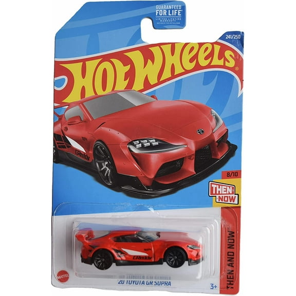 Hot Wheels '20 Toyota GR Supra (Red) 2022 Then and Now
