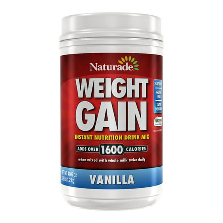 NATURADE WEIGHT GAIN NO SGR ADD (Best Protein Supplement For Gaining Muscle Mass)