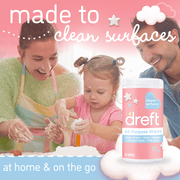 (2 pack) Dreft All Purpose Baby Cleaning Wipes, 70 Count, Safe on Baby Essentials, Surface Clean
