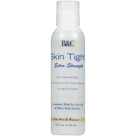 B&C Skin Tight Razor Bump & Ingrown Hair Ointment, Extra Strength, 4 (Best Scrub For Ingrown Hair On Legs)