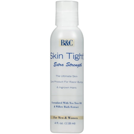 B&C Skin Tight Razor Bump & Ingrown Hair Ointment, Extra Strength, 4 oz