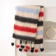 thumbnail image 3 of Bufanda gruesa y cálida de invierno para mujer, bufandas de imitación de cachemira para hombre, bufandas de moda para niñas, suaves, con flecos, bolas de pelo, regalos de vacaciones, a prueba de frío, 3 of 4