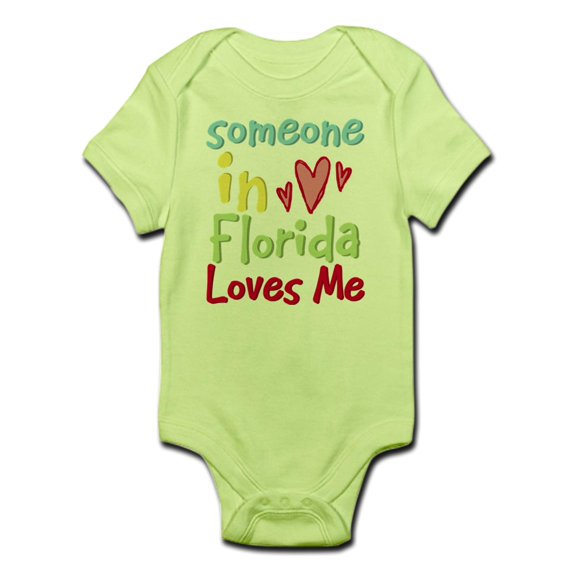 CafePress - Someone In Florida Loves Me Infant Bodysuit - Baby Light Bodysuit