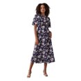 thumbnail image 1 of Dorothy Perkins - Vestido Midi Floral Mangas Aletas para Mujer (Marino), 1 of 2