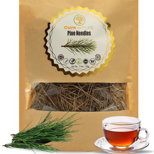 Pine Needle Tea Cure Wid Pure, 100 g, 50 tazas de té antioxidante
