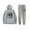 Grey, variant on 42 DUGG Go Again Hoodie Pant 2 Piece Suit Casual Pant 2 Piece Set Winter Clothes