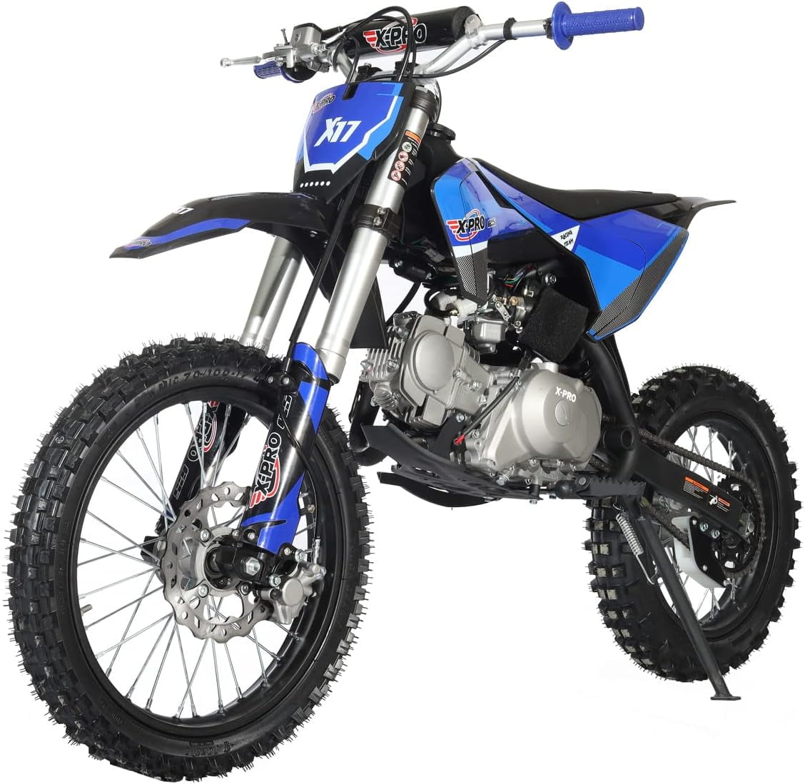 X-Pro Brand New X17 125cc Dirt Bike with Automatic Transmission Electirc Start, 17"/14" Tires