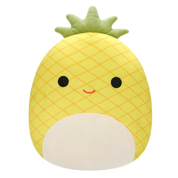 Squishmallows 12 inch Maui the Yellow Pineapple with Green Top - Child's Ultra Soft Plush Toy