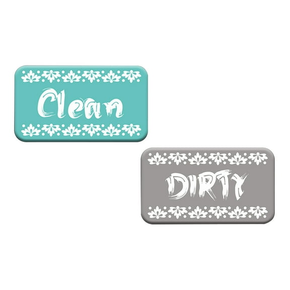 NSESSHome Dishwasher Magnet Clean Dirty Sign, Dirty Clean Dishwasher Magnet, Easy to Read Clean Dirty Magnet for Dishwasher, Magnetic Dishwasher Clean Dirty Sign, Home Decor Kitchen Sign Magnets
