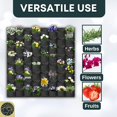thumbnail image 7 of SunVara Vertical Wall Planter Vertical Garden Wall Living Wall Planters Outdoor Wall Garden Planter Outdoor Vertical Wall Planters for Outdoor Plants Wall Pocket Planter Hanging Grow Bags 64 Pockets, 7 of 7