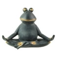 thumbnail image 2 of Northlight Statue de Jardin Frog en Position Lotus 12.25 Pouces, 2 of 6