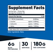 Nutricost BCAA Powder- 2:1:1 (Unflavored) Supplement 30 Servings