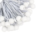 thumbnail image 4 of Canvas White Tarpaulin Camping Fixed Boat Pole Lace Ends Bungee Cord Ball Strapping Rope Tent Accessories Elastic Rope 25PCS, 4 of 8
