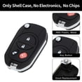 thumbnail image 4 of Unique Bargains 4 Button Keyless Entry Remote Fob Key Shell Case for Toyota Sienna 2004-2016, 4 of 7