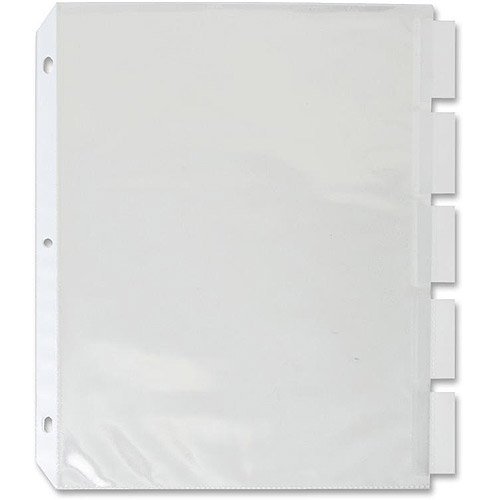 Sparco TopLoading Sheet Protectors with Index Tabs