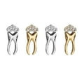 thumbnail image 1 of 4 PCS Brooch Golden Forma de dientes Broche Mini Aleación Broche Silver Broche Decoración, 1 of 6