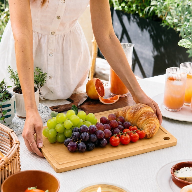 Vesteel Bamboo Cutting Board Set, 3-Piece photo 4
