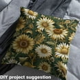thumbnail image 2 of Homewish Retro Rustic Sunflower 01, Green Gold Room Decor Fabric by the Yard, Teens Western Countryside Sewing Fabric, Lightweight Room Decor, 2 of 6