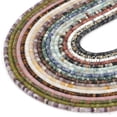 thumbnail image 2 of Nvzi 1 pieza de 2 * 4 mm de cuentas de ábaco texturizadas negras, cuentas dispersas en forma de rueda, cuentas redondas, pulseras, collares, accesorios de joyería, 2 of 5