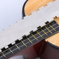 thumbnail image 3 of Regla Con Muescas En El Mástil De La Guitarra Regla Con Muescas En El Mástil De La Guitarra Herramienta de medición de borde recto de diapasón de regla con muescas de cuello de guitarra plateada, 3 of 5