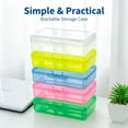 thumbnail image 3 of Pencil Box, Clear Hard Plastic Large Capacity Pencil Case for Middle Kids Back to School Supplies, 3 of 9