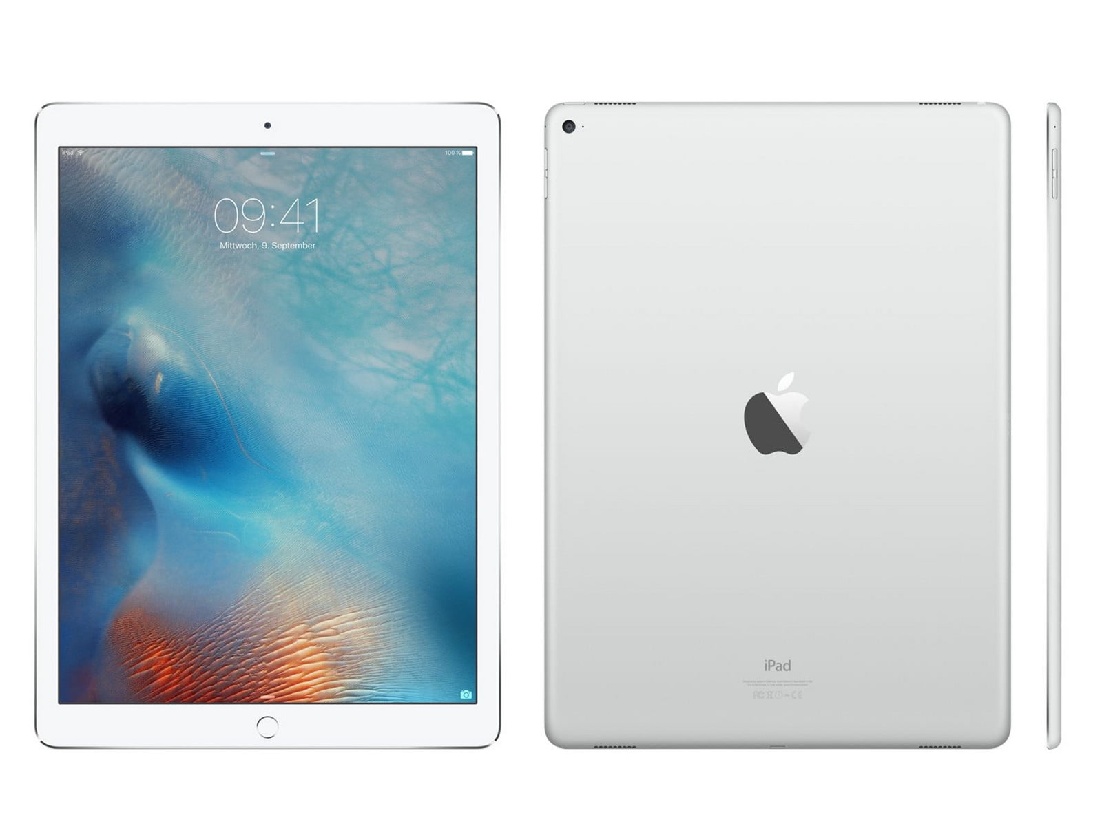 Restored Apple, iPad Pro, Tablet, 128GB Wi-Fi, Silver/12.9
