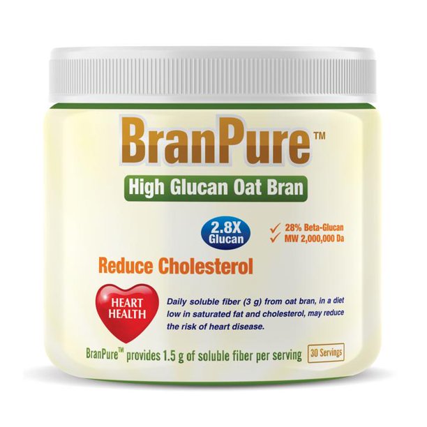BranPure Oat Bran Powder for Cholesterol and Hearth Hearth Walmart