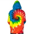 thumbnail image 2 of Tie Dye Mens V-Neck Hoodie, 2 of 2
