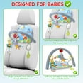 thumbnail image 3 of Ludolm Infant Car Seat Toys for Babies 0-6 Months: Travel Baby Toy for Rear Car Seat, Adjustable Mobile Arch with Music, Sensory Hanging Toy Fits Safety Car Seats, Crib, Stroller, 3 of 6