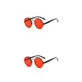 thumbnail image 3 of Sonducket 1 par de gafas de sol, montura redonda, lentes de cristal de repuesto fáciles de combinar, gafas universales de moda, gafas Tipo 2 2piezas, 3 of 6