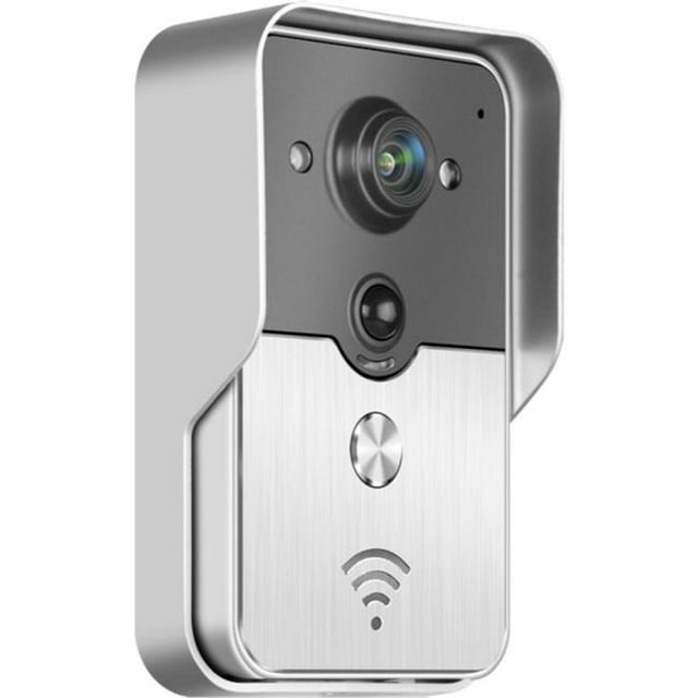 Aleko HL-3501-UNB Sonnette Intelligente Sans Fil pour Interphone Visuel pour Téléphone Intelligent et Tablettes
