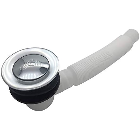 Tip Toe Style Bathtub Drain Stopper with A Flexible Water Pipe