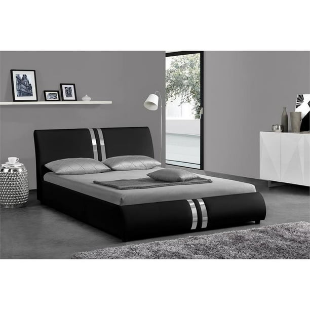 Kingway Furniture Gracewood Platform California King Bed In Black Com Kingway Furniture Gracewood Platform, White California King Bed Frame