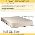 thumbnail image 5 of GOWTUN, 10-Inch medium plush Tight top Innerspring Mattress And 8-Inch Fully Assembled Wood Boxspring/Foundation Set, Full XL Size, 5 of 7