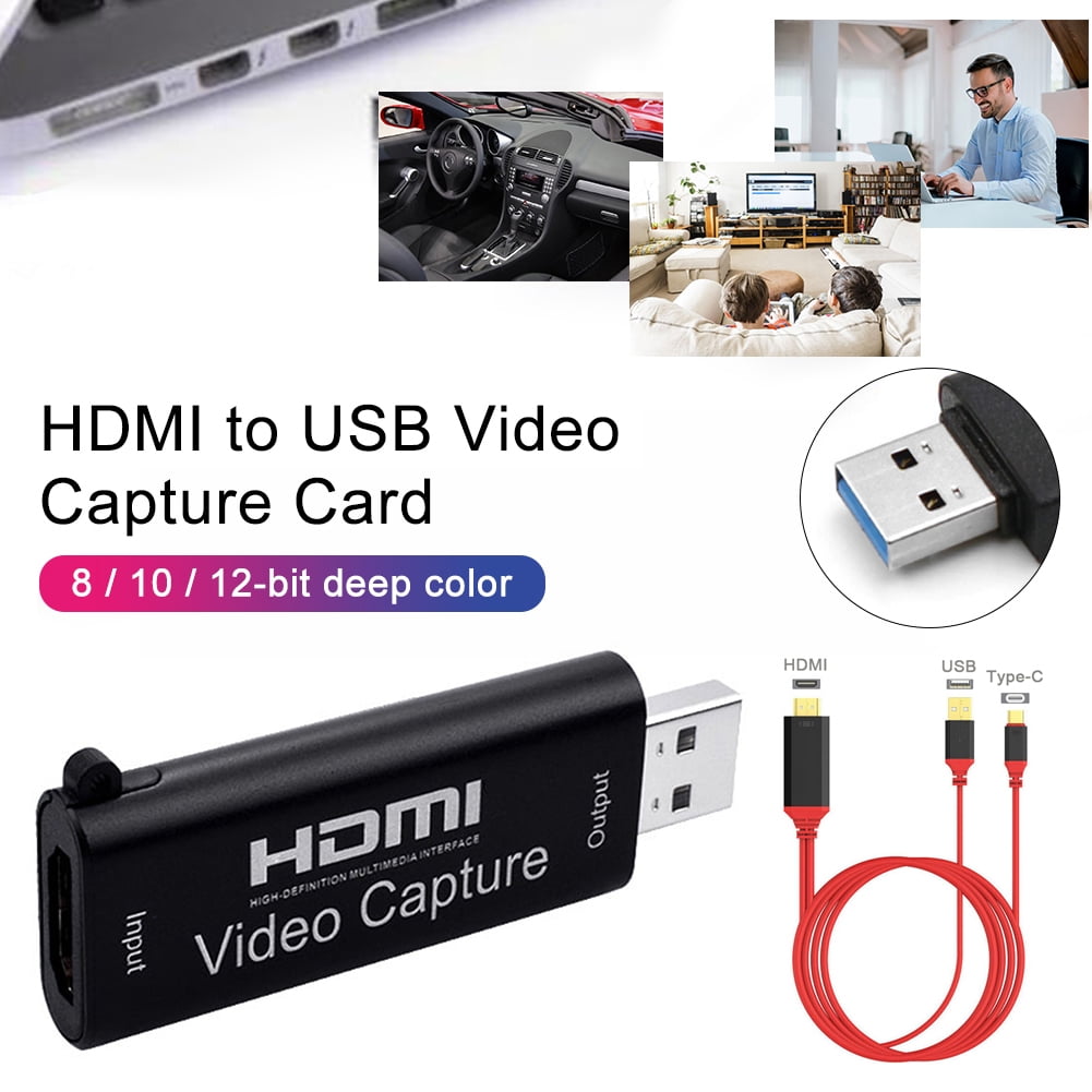 HDMI Video Capture Cards HDMI to USB 2.0 Audio Video Capture Cards for Gaming Live Streaming