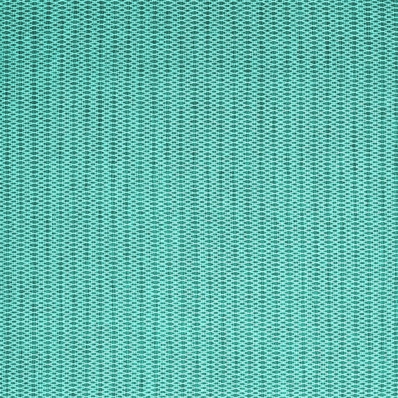 Ahgly Company Machine Washable Indoor Square Abstract Turquoise Blue Contemporary Area Rugs, 6' Square