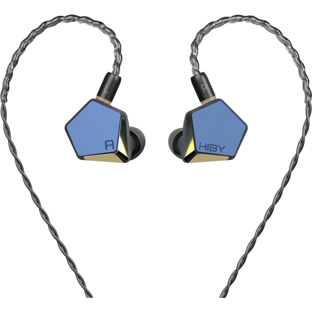Auriculares intraaurales HiBy Project Ace de 12 mm con cable 3,5 mm y 4,4 mm