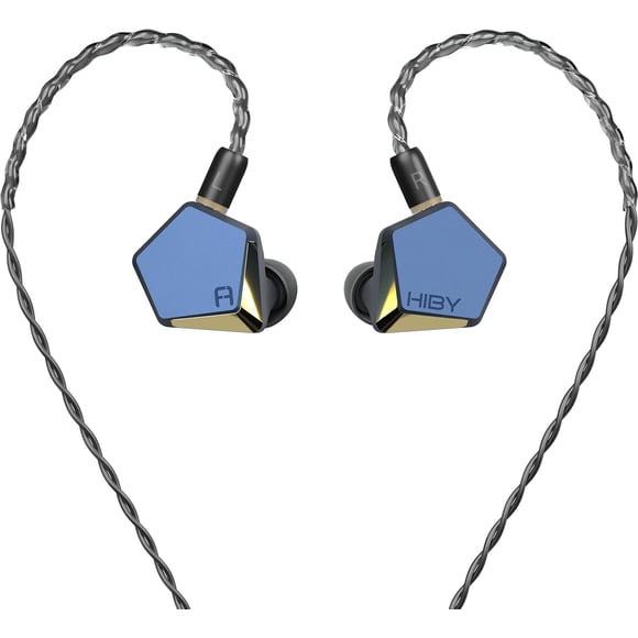 Auriculares intraaurales HiBy Project Ace de 12 mm con cable 3,5 mm y 4,4 mm