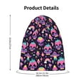 thumbnail image 4 of Pofeuu cartoon Skull rainbow space Print Toddler Beanies for Boys Baby Warm Slouchy Skullcap Hats Toddler Beanie Knit Caps Hats for Kids, 4 of 7