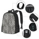 thumbnail image 2 of Disketp Black White Stripes Mochila Minimalista de Gran Capacidad, Mochila de Viaje para Escuela, Trabajo o Uso Diario, 2 of 6