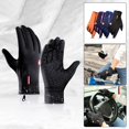 thumbnail image 2 of Waterproof Cycling Gloves Winter Touch Screen Bicycle Gloves Outdoor Scooter Windproof Riding Motorcycle Ski Warm Bike GlovesL He Qiyong unisex, 2 of 2