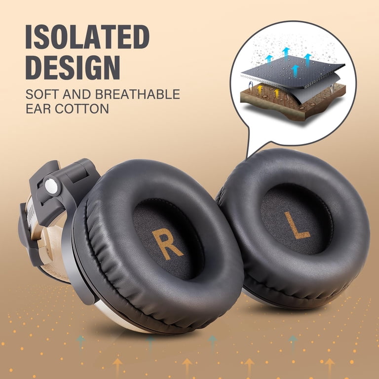 Oneodio Upgrade A70 Draadloze Bluetooth-hoofdtelefoon Over Ear Hi-Res