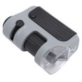 thumbnail image 1 of Microscopio Portátil De Mano, Fácil De Usar, Divertido Microscopio De Bolsillo De 60x A 120x Con Luz LED Para Estudiantes De Laboratorio En El Aula, 1 of 7