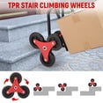 thumbnail image 5 of Stair Climbing Hand Trucks, 2 in 1 Stair Climbing Dolly 330 LBS, Foldable Stair Dolly with 6 Rubber Wheels & Telescoping Handle, 5 of 7